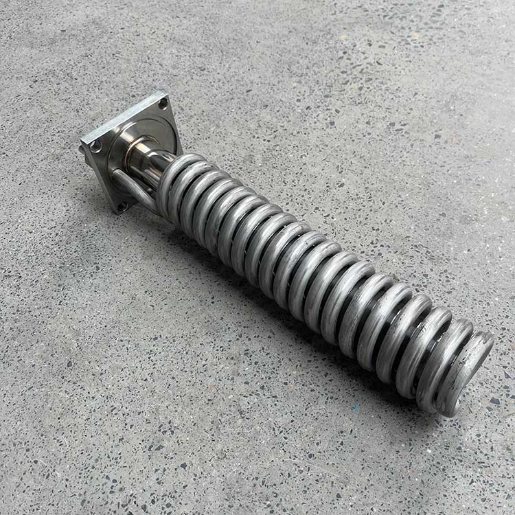 華豫供應(yīng)JY8-1冷卻器單盤管 電廠取樣流體降溫