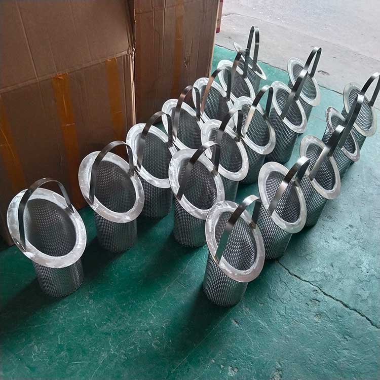 華豫生產(chǎn)供應籃式過濾器用濾籃 不銹鋼材質(zhì)