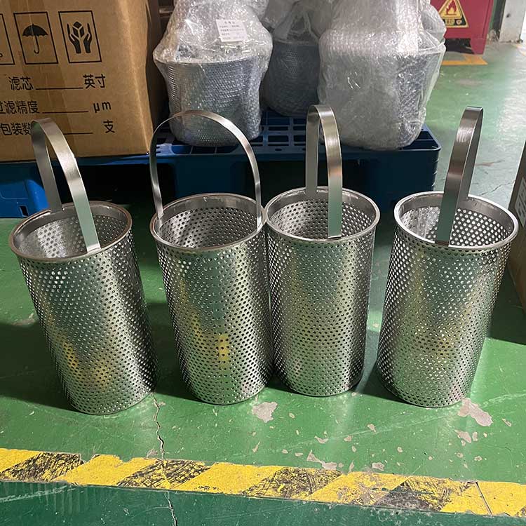 華豫供應不銹鋼材質(zhì)142-135-255-380濾籃 液體除雜質(zhì)